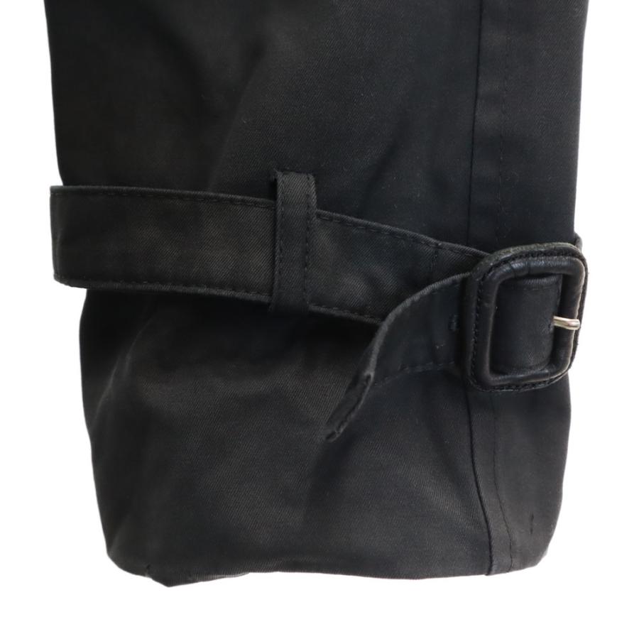 マッキントッシュスコットランド 英国製 トレンチコート 36 ブラック系