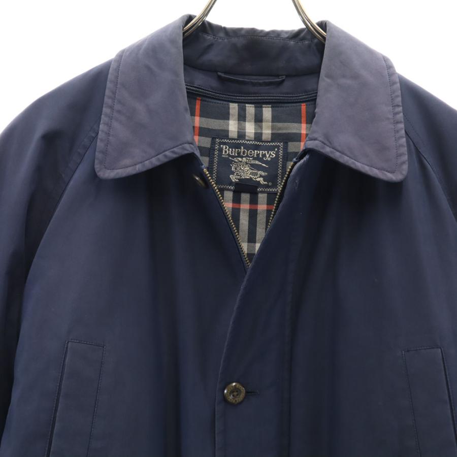 Burberrys バーバリーズ 90s オールド ステンカラーコート M ネイビー
