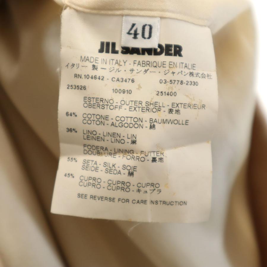 JIL SANDER ジルサンダー イタリア製 チェスターコート 40 ピンク レディース 古着 中古_7