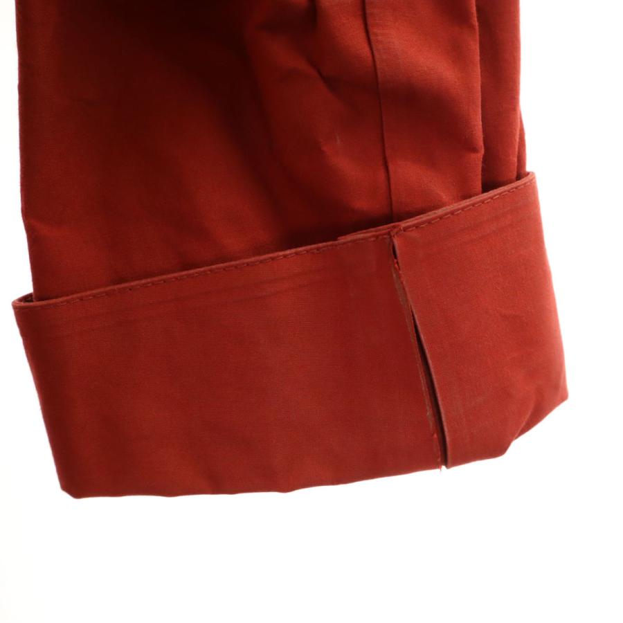 HERMES エルメス 80s スコットランド製 ヴィンテージ アルスター コート L レッド系 レディース 古着 中古_2