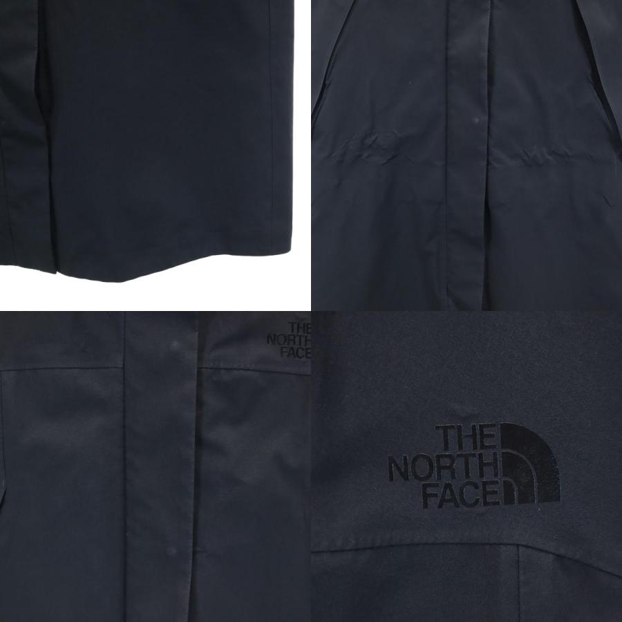 THE NORTH FACE ザノースフェイス GORE-TEX ナイロンジャケット M ブラック フーディー NPW61961 アウトドア レディース 古着 中古_7