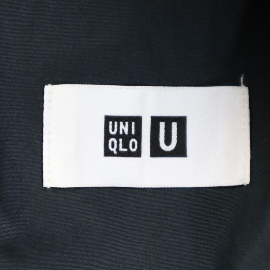 UNIQLO U ユニクロ ユー ライト ロングコート M チャコールブラック