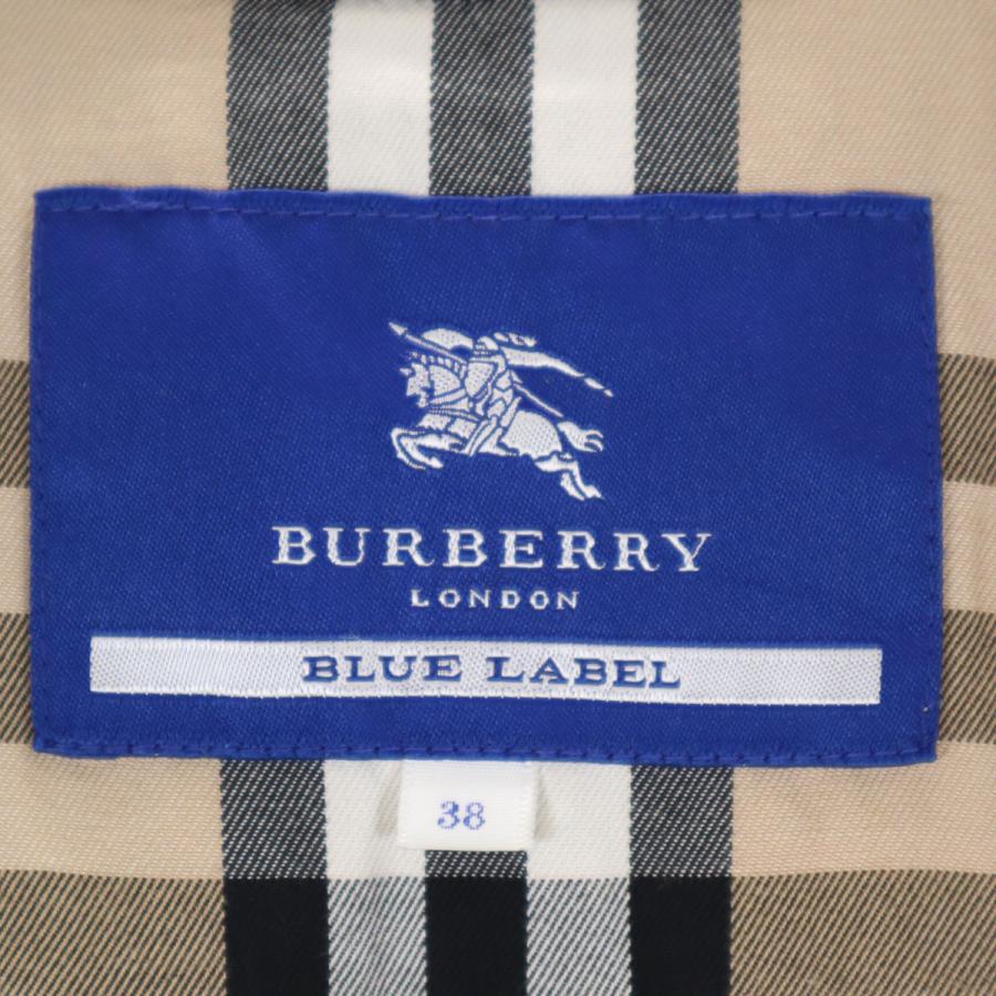 【美品】BURBERRY BLUE LABEL ライナー付モッズコート 38 中古・古着通販】BURBERRY BLUE LABEL (バーバリーロンドンブルー