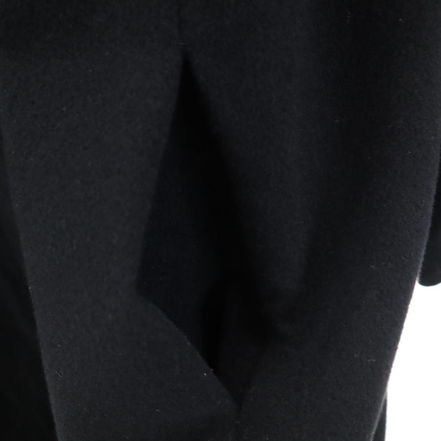 Chloe（クロエ） カシミヤ スタンドカラー ロングコート 40 ブラック系