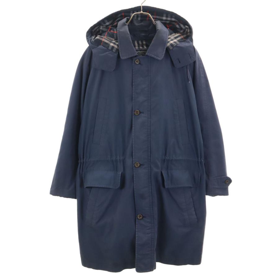 Burberrys バーバリーズ 90s オールド ロングコート M ネイビー系 ダウンライナー メンズ Burberrys バーバリーズ 90s オールド ロングコート M ネイビー系