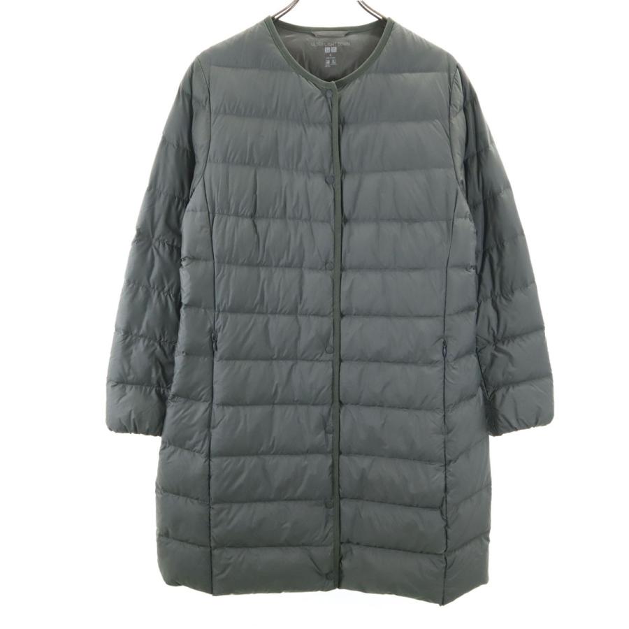 ユニクロ（UNIQLO） ウルトラライトダウンジャケット XL グレー系 収納 