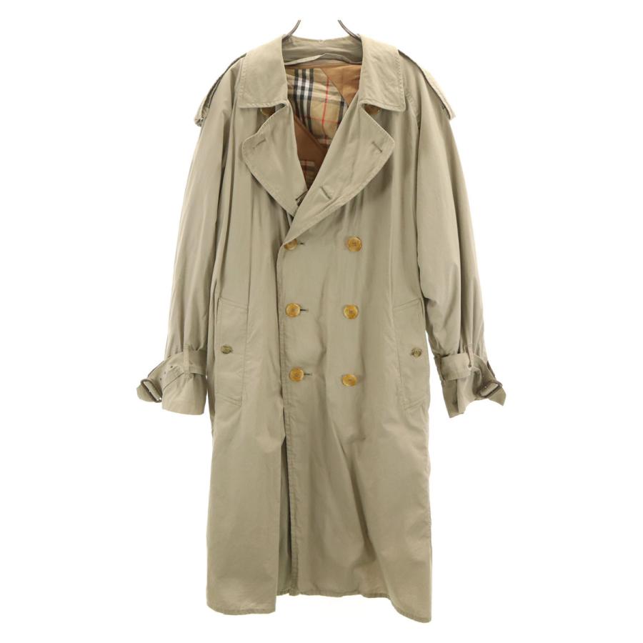 Burberrys バーバリーズ 90s 英国製 オールド トレンチコート 50 グレージュ ライナー付き メンズ Burberrys バーバリーズ 90s 英国製 オールド トレンチコート 50