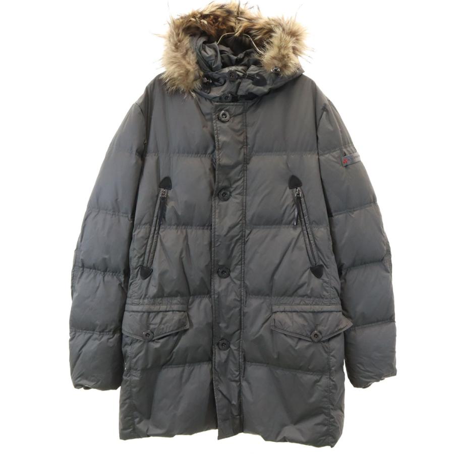 PEUTEREY ピューテリー ダウンコート メンズ 【古着】【中古】 Peuterey（ピューテリー） ダウンコート 50 チャコールグレー メンズ