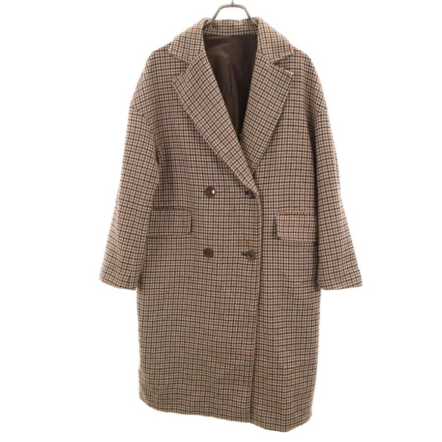 SENSE OF PLACE センスオブプレイス 千鳥柄 チェスターコート FREE