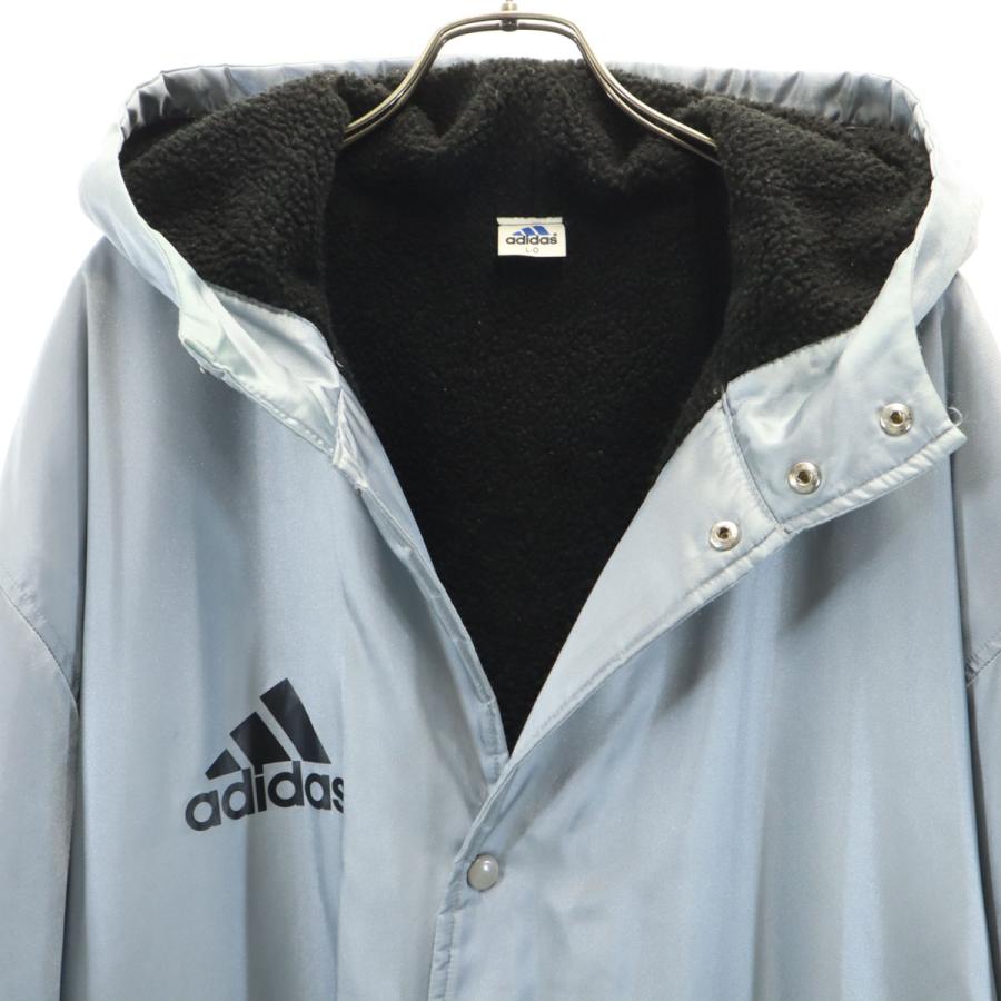 adidas（アディダス） 90s オールド ベンチコート L-O シルバー