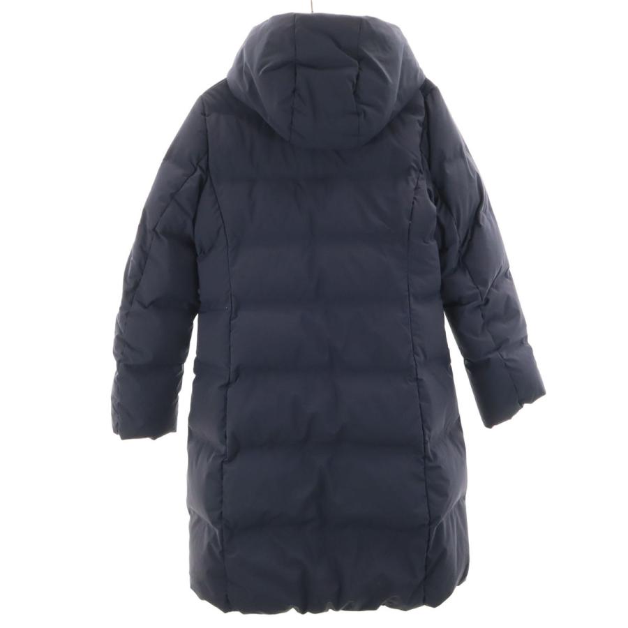 ユニクロ（UNIQLO） シームレス ダウンコート M ネイビー レディース