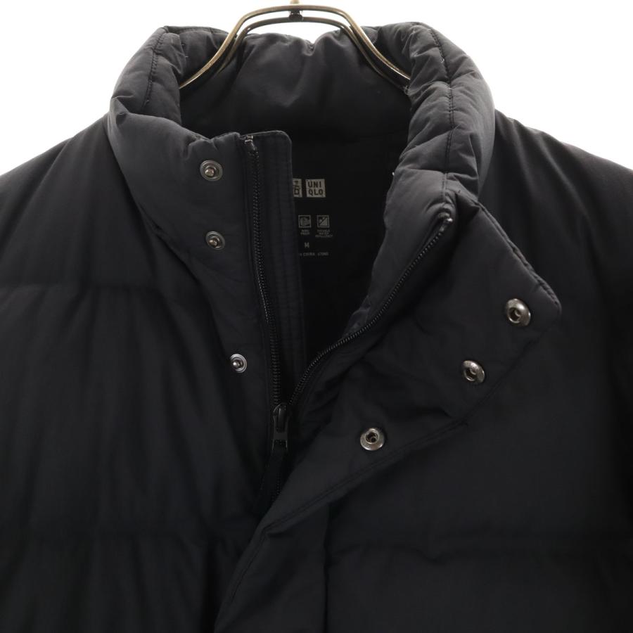 古着 UNIQLO ユニクロ シームレス ダウンコート M ブラック メンズ ユニクロ（UNIQLO） シームレス ダウンコート M ブラック メンズ 古着