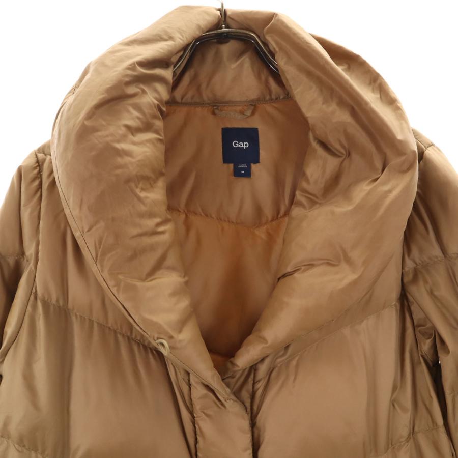 GAP（ギャップ） ショールカラー ダウンコート M キャメル レディース  
