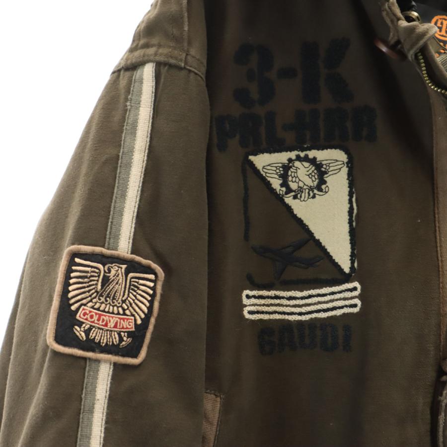 GAUDI ガウディ モッズコート L ブラウン 中綿ライナー ハンガー付き