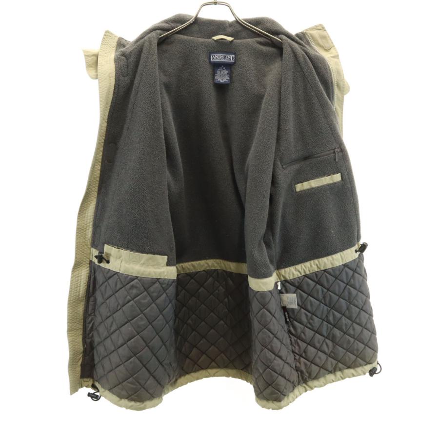 ランズエンド（LANDS' END） コート S ベージュ メンズ 古着 中古