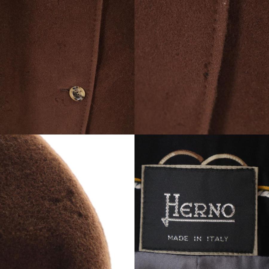 HERNO（ヘルノ） イタリア製 カシミヤブレンド ステンカラーコート 42