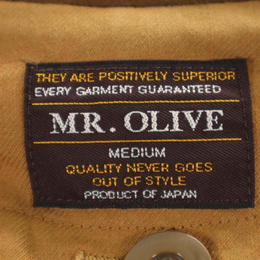 未使用 ミスターオリーブ コート 定価37000円 MR.OLIVE（ミスターオリーブ） 日本製 トレンチコート M キャメル