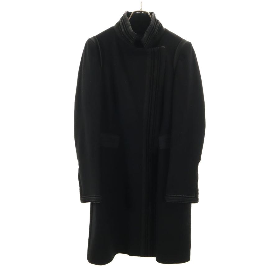 ZARA WOMAN ザラウーマン ウールブレンド スタンドカラー ロングコート 