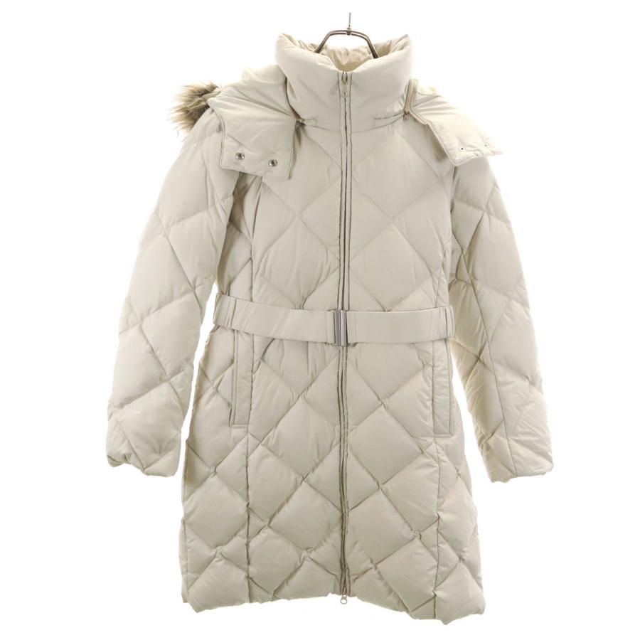 ユニクロ（UNIQLO） パウダーソフト ダウンコート L アイボリー