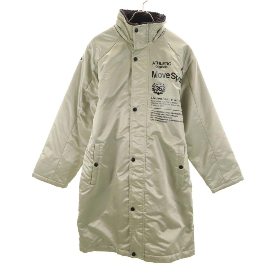 DESCENTE（デサント） ベンチコート S シルバー 裏ボア 中綿 メンズ