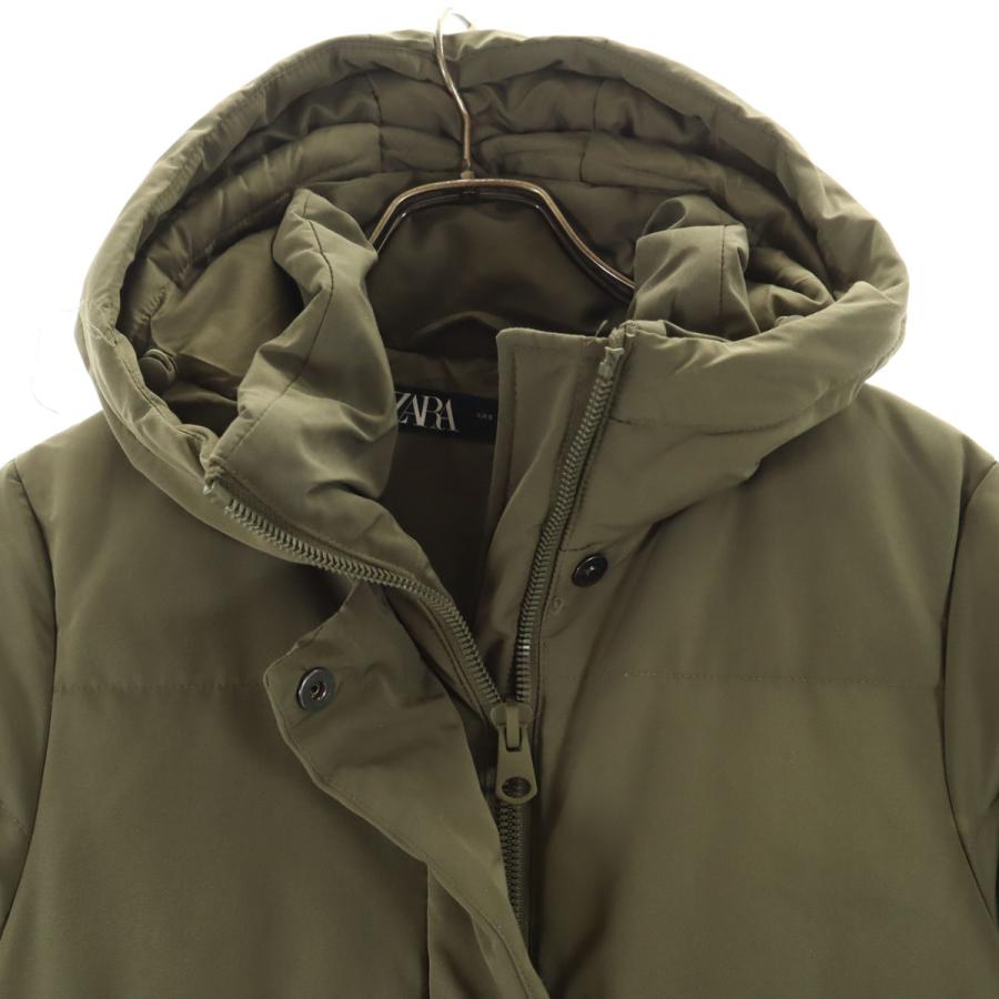 ZARA（ザラ） ダウンコート S カーキ レディース 古着 中古 : CARMAK 