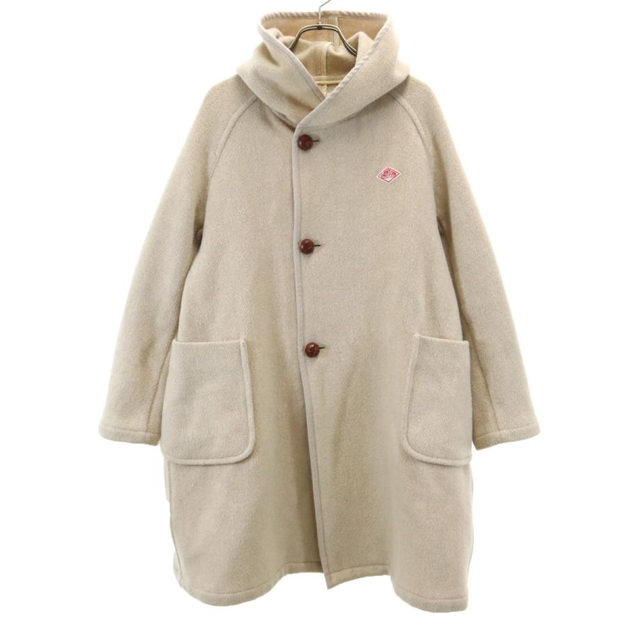 Danton（ダントン） 日本製 ウールモッサ フード コート 38 ベージュ系