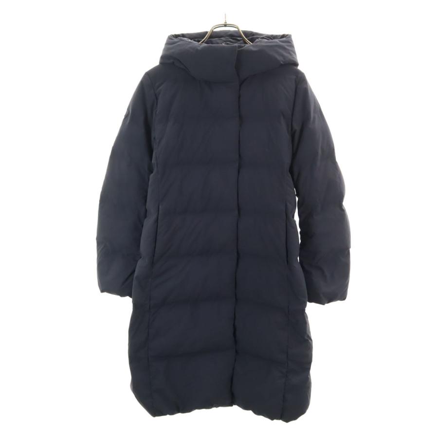 ユニクロ（UNIQLO） シームレス ダウンコート S ネイビー レディース