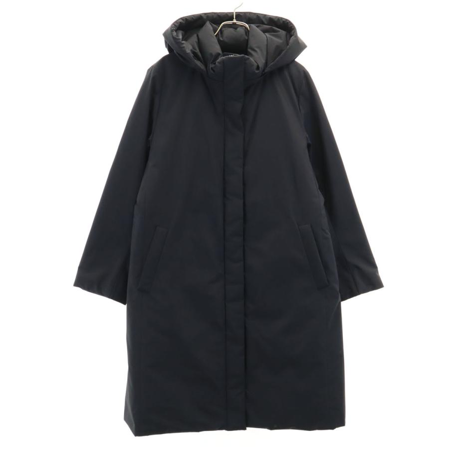 未使用級 ユニクロ UNIQLO ハイブリッド ダウンコート ブラック 黒 M ユニクロ（UNIQLO） ハイブリッド ダウンコート L ブラック レディース