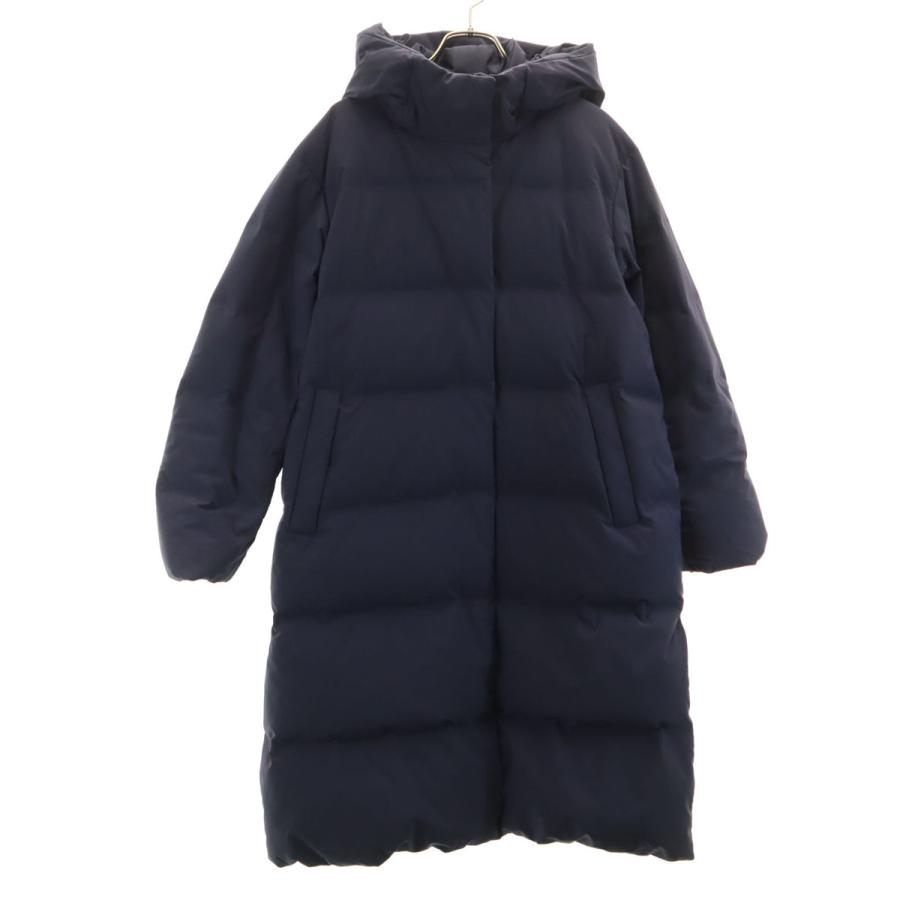 ユニクロ（UNIQLO） シームレス ダウンコート M ネイビー レディース 
