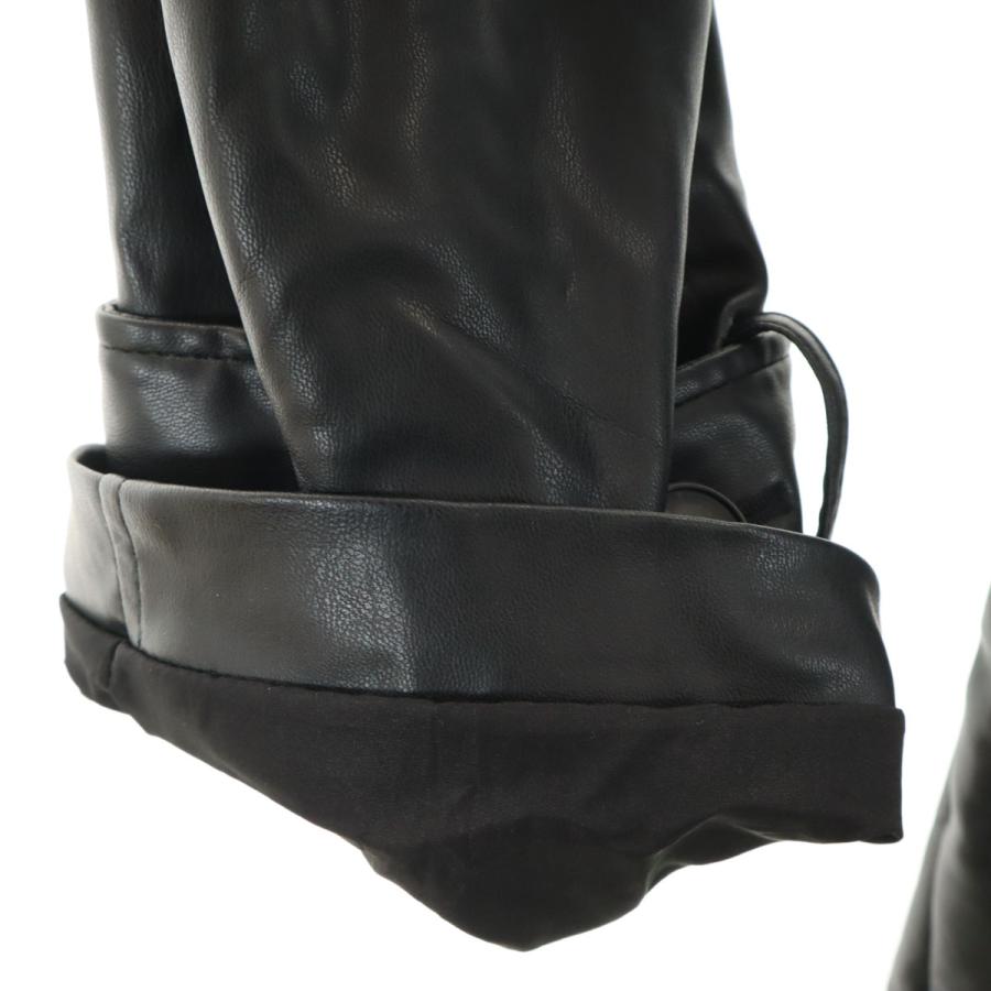 ZARA（ザラ） フェイクレザー トレンチコート M ブラック レディース