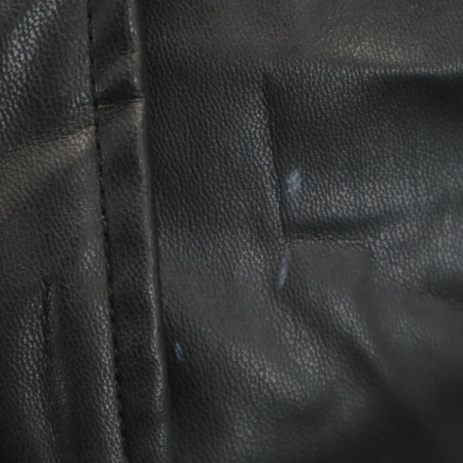 ZARA（ザラ） フェイクレザー トレンチコート M ブラック レディース