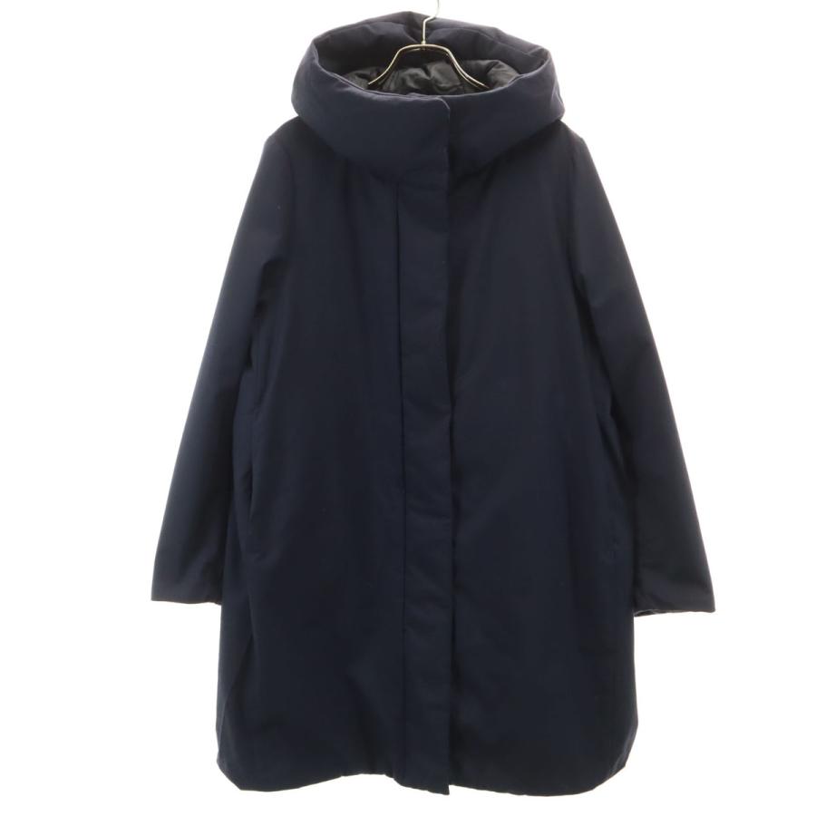 ユニクロ（UNIQLO） ダウン コート L ネイビー レディース 古着 中古 