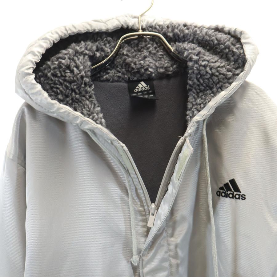 adidas（アディダス） トレーニング 中綿 ベンチコート L シルバー