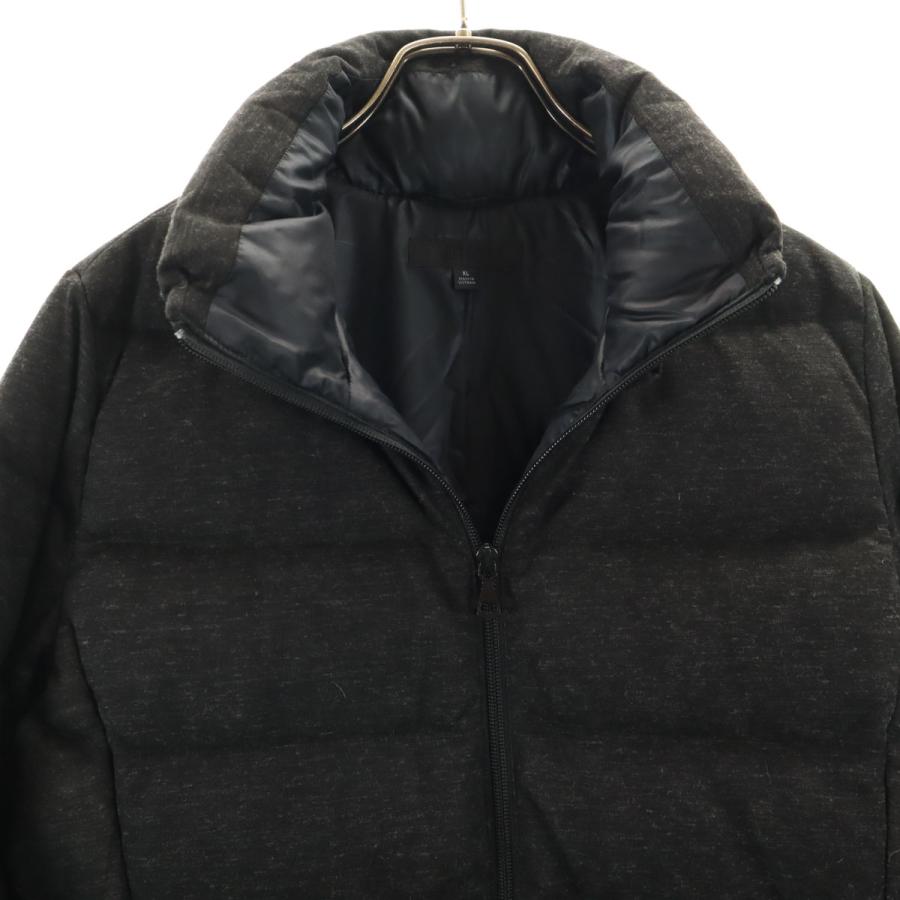 ユニクロ（UNIQLO） ストレッチ ダウンコート XL チャコール