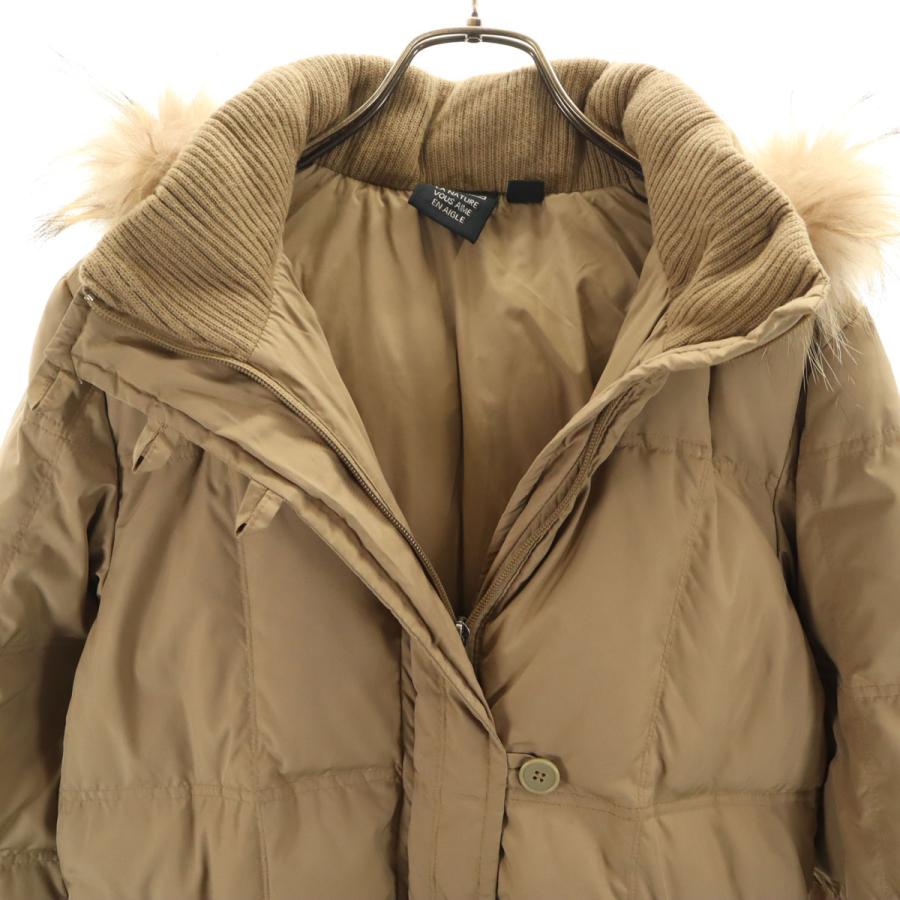 AIGLE（エーグル） ダウンコート M ベージュ レディース 古着 中古