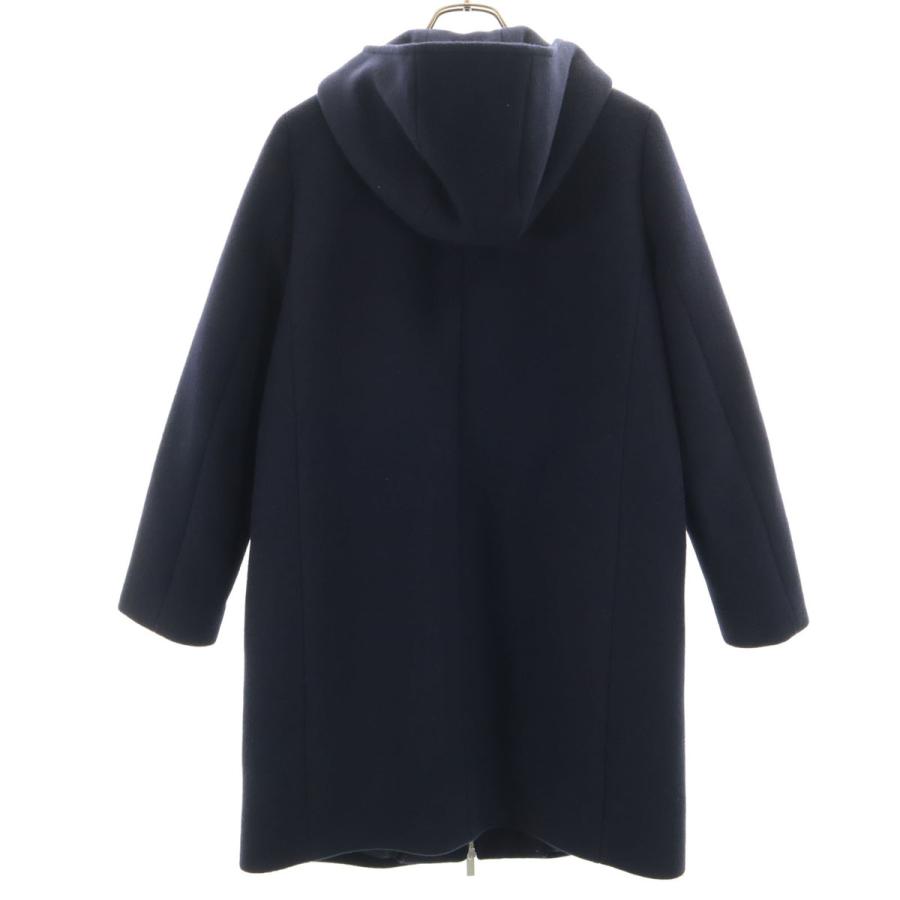 UNITED ARROWS フード付きネイビーコート