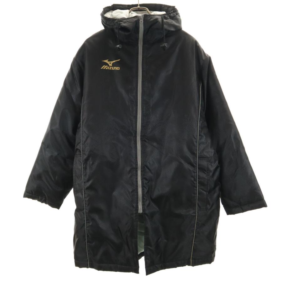 MIZUNO（ミズノ） 美品 箱根駅伝 読売新聞 ベンチコート M ブラック
