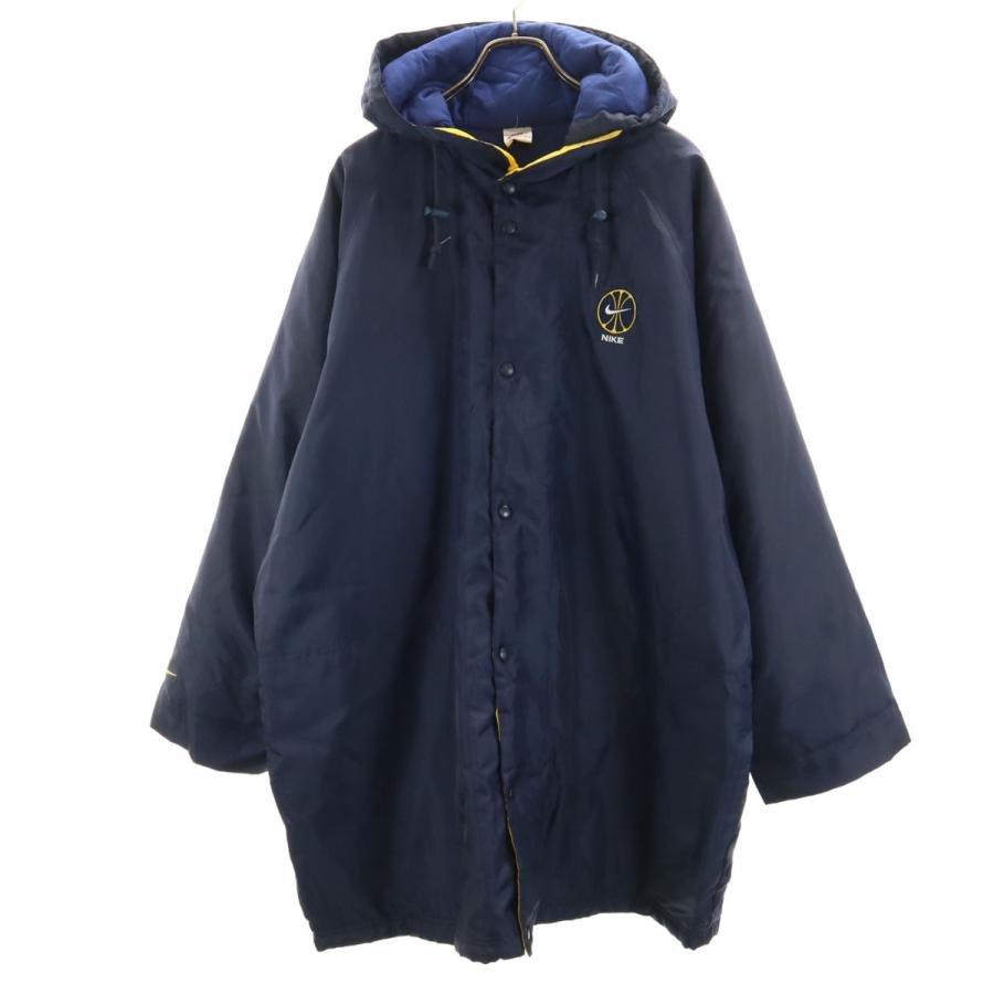 NIKE（ナイキ） 90s 00s 白タグ オールド ベンチコート L ネイビー