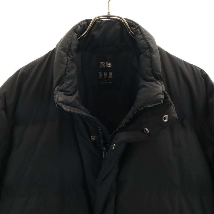 ユニクロ（UNIQLO） シームレス ダウンコート XL ブラック メンズ 古着