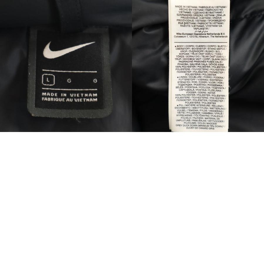 NIKE（ナイキ） ダウンジャケット L ブラック メンズ 古着 中古