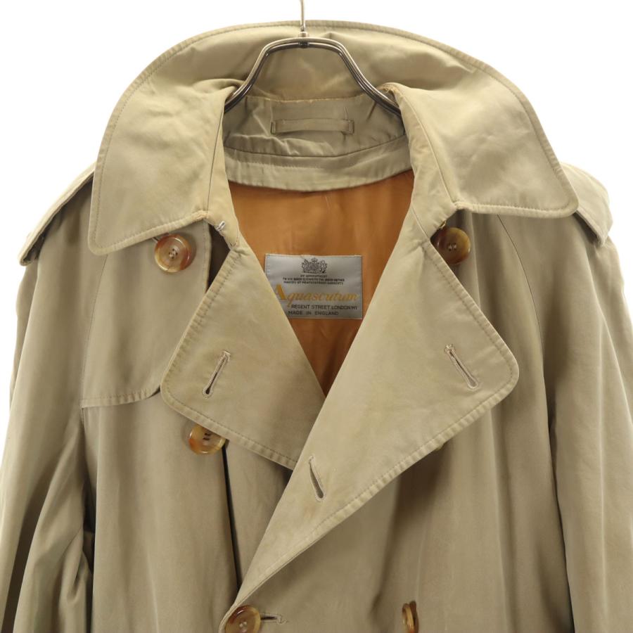 Aquascutum ベージュ トレンチコート イングランド製 Aquascutum(アクアスキュータム) / トレンチコート/コットン/ベージュ