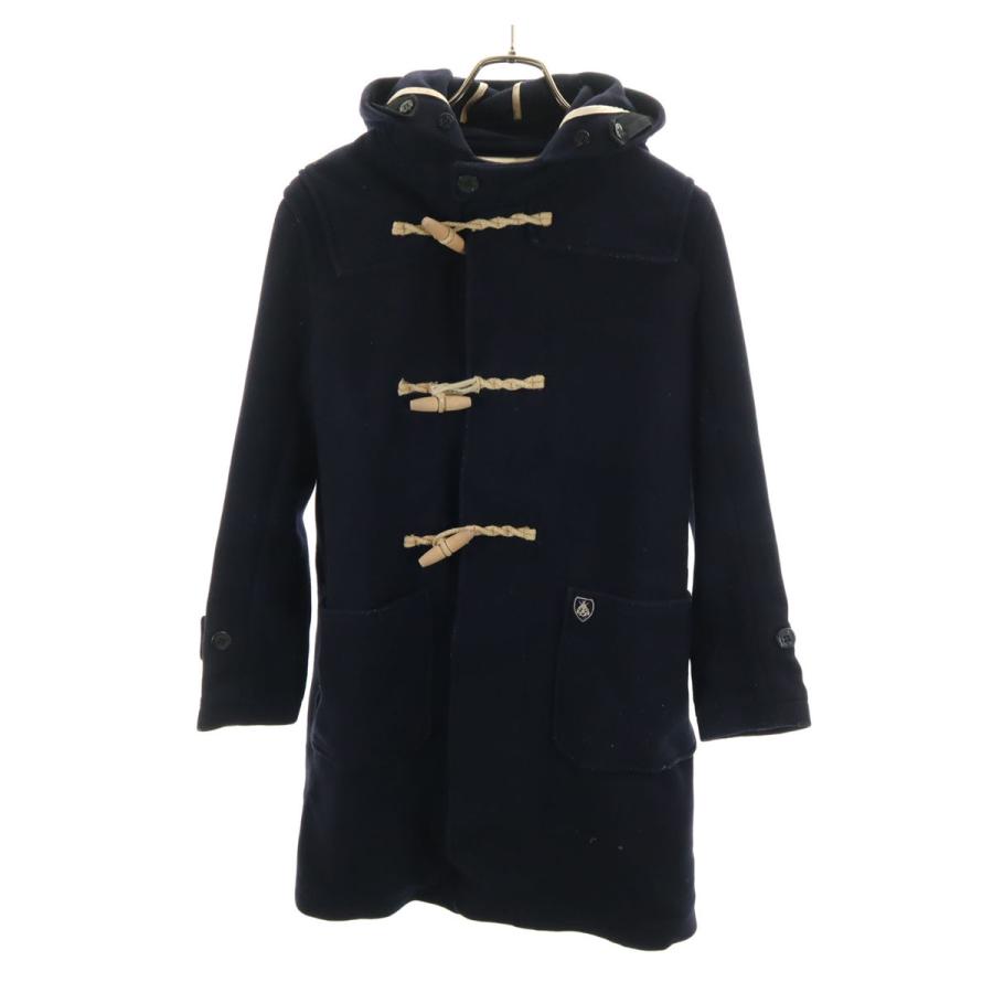 Orcival ネイビー ダッフルコート France 5 ORCIVAL（オーシバル） ダッフルコート ネイビー メンズ 古着 中古