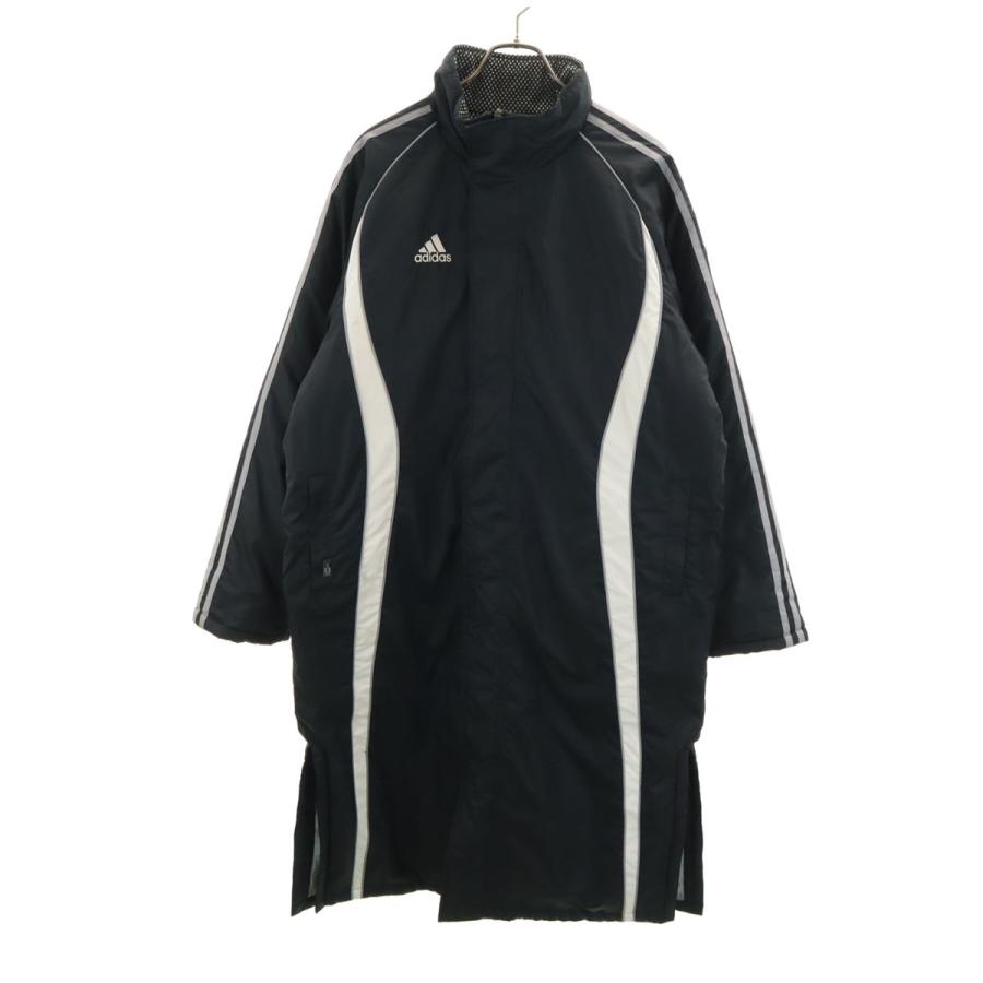 adidas NEO アディダスネオ ベンチコート S ブラック 中綿 メンズ 古着