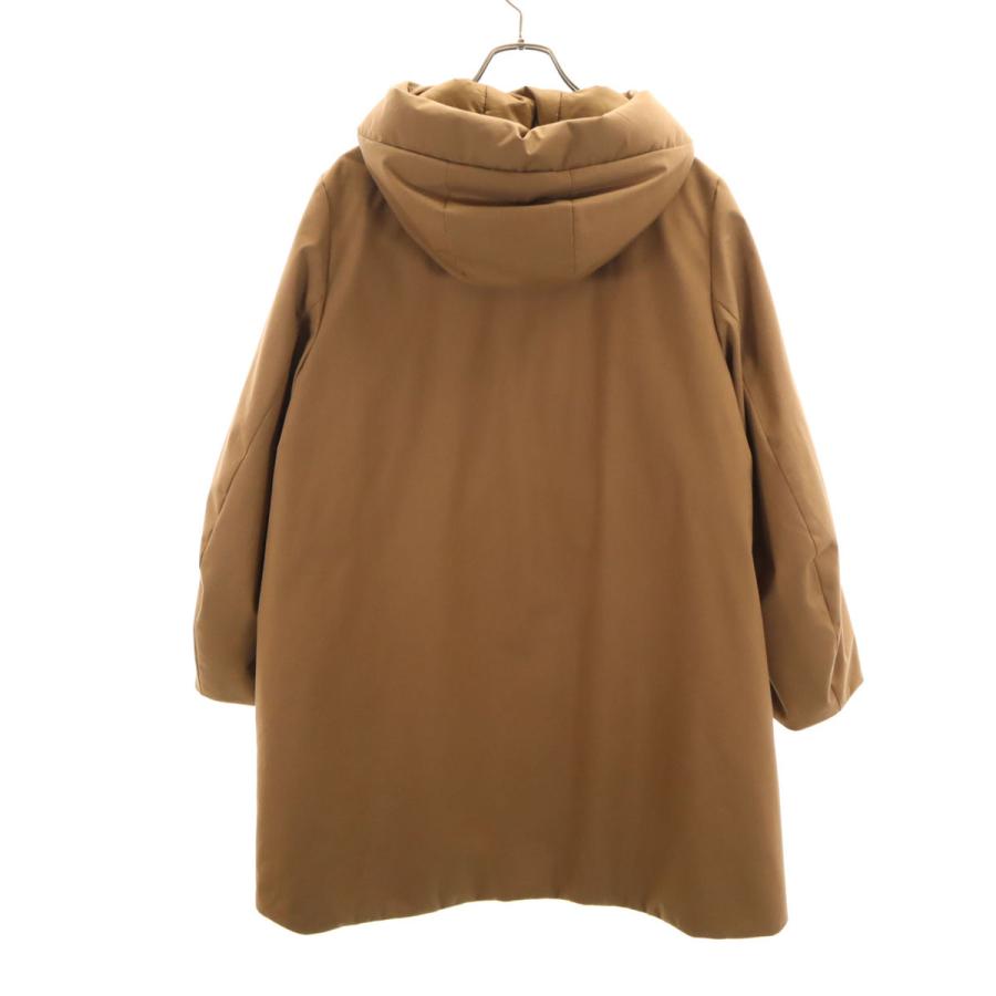ユニクロ（UNIQLO） ダウンコート XL キャメル レディース 古着 中古
