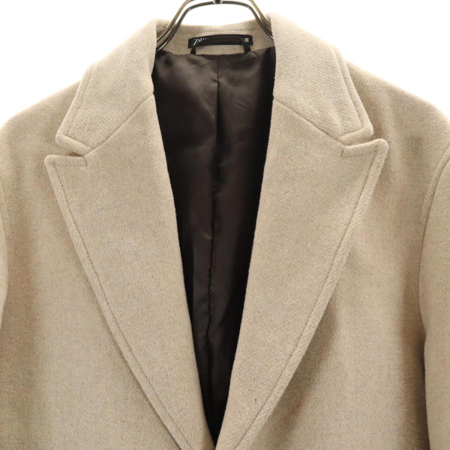 ZARA（ザラ） チェスターコート S ベージュ メンズ 古着 中古 : CARMAK