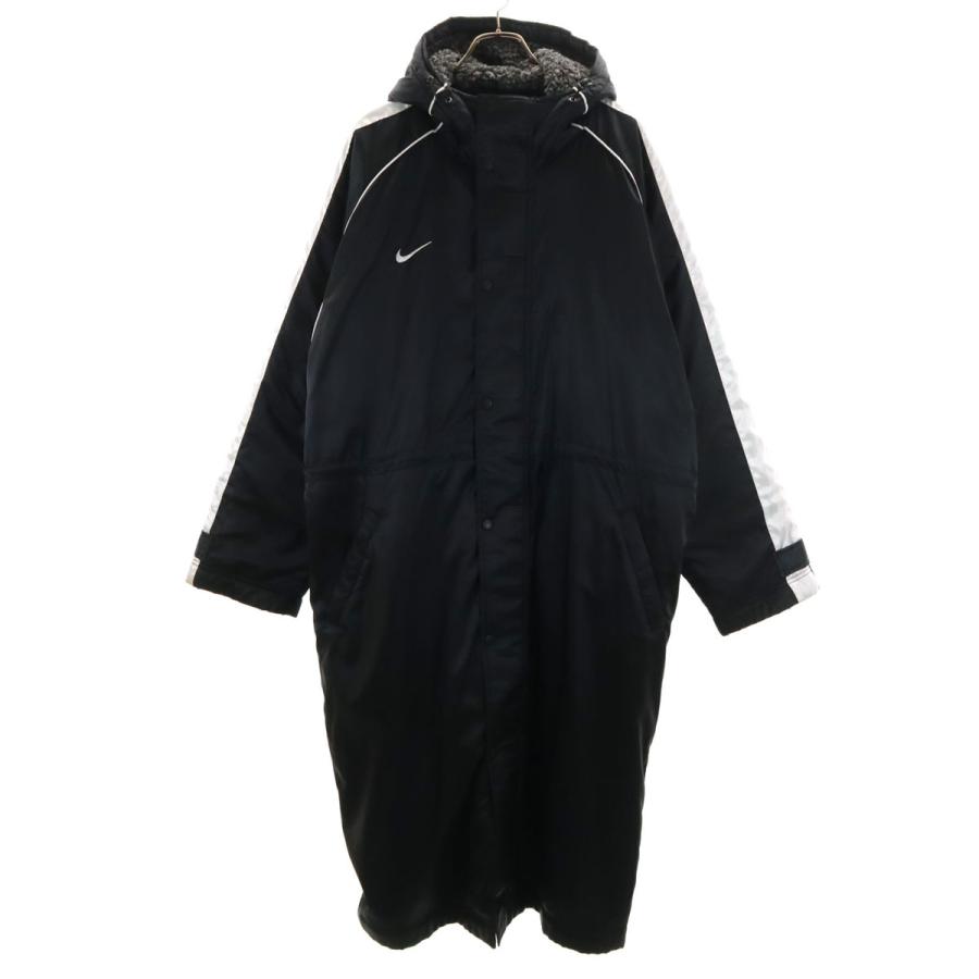 NIKE（ナイキ） ベンチコート XL ブラック 中綿 メンズ 古着 中古