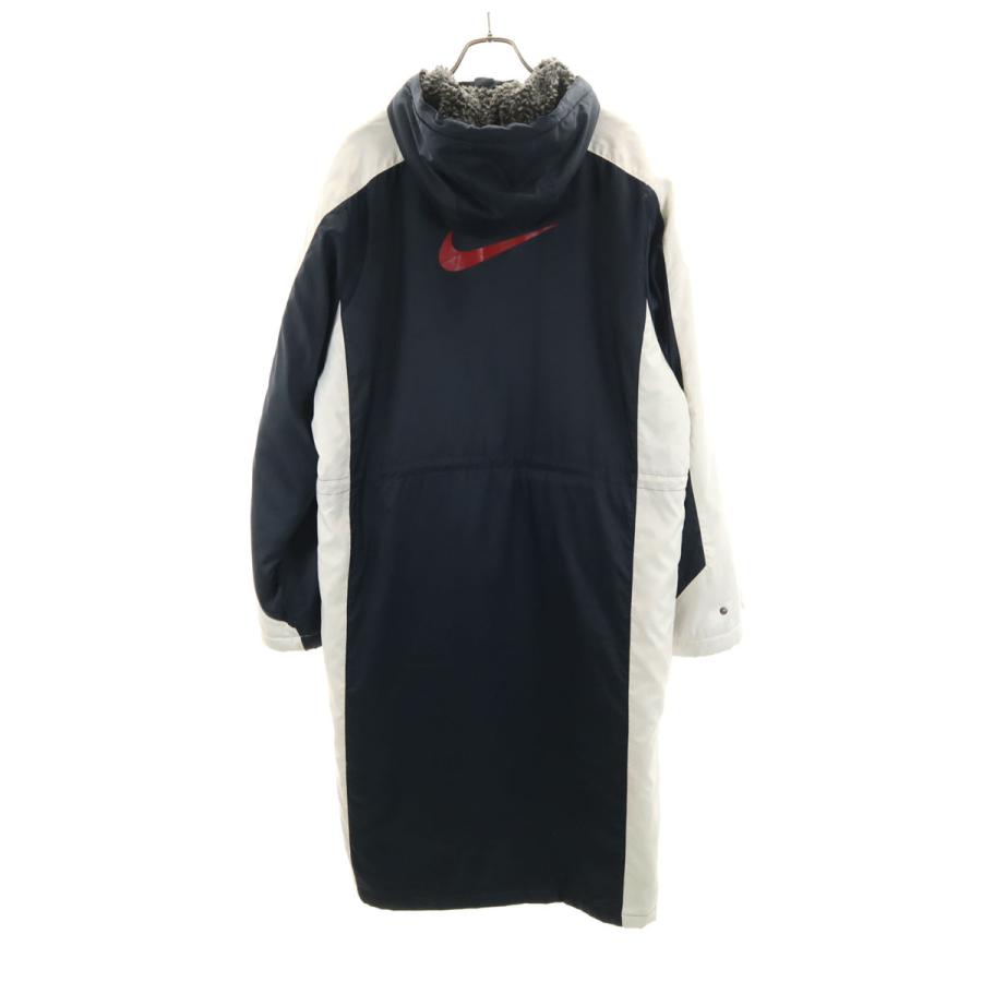 NIKE（ナイキ） ベンチコート L ネイビー 中綿 メンズ 古着 中古