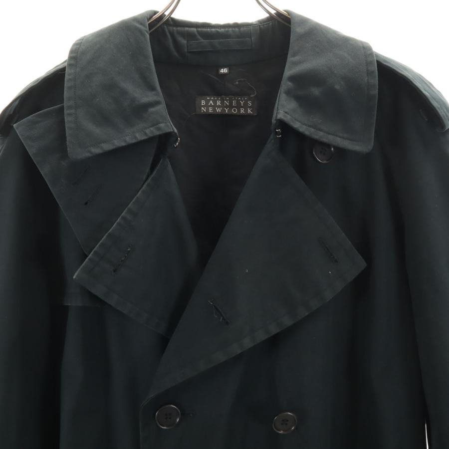 黒ダウントレンチコートバーニーズ購入 イタリア製新品未使用 BARNEYS NEWYORK（バーニーズニューヨーク） イタリア製 トレンチ