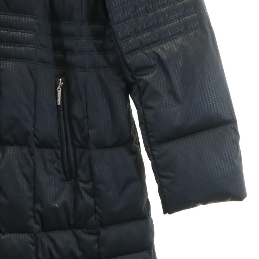 BALMAIN（バルマン） ハウンドトゥース柄 ダウンコート M ブラック系 
