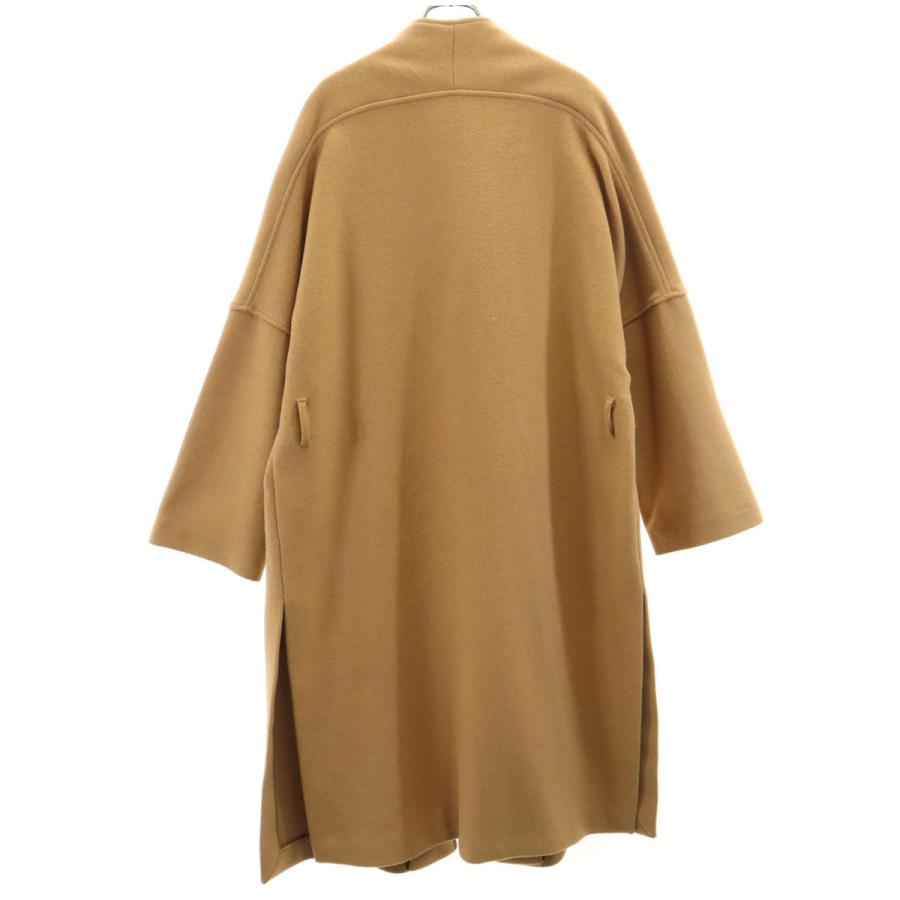 ZARA ザラ ウールブレンド ロングコート L ベージュ系 レディース 古着 